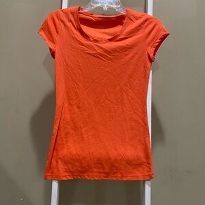 2- No Boundaries Basic Tee Bundle XS Orange & White Short Sleeve Tops 239